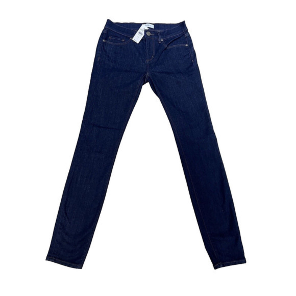 NWT LOFT Outlet Jeans‎ Size 0 Modern Skinny Dark Wash Stretch Denim 26x28